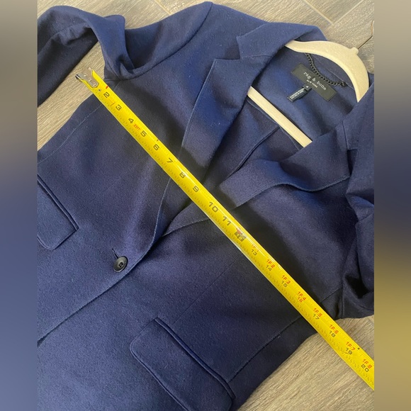 Rag & Bone New York Navy Academia 100% Wool Blazer Size 4 💙 - Picture 10 of 10